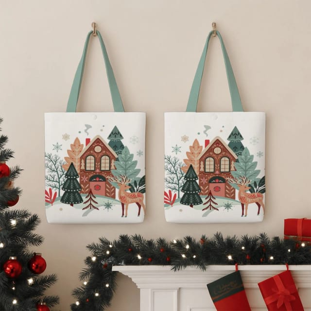 Personalized Canvas Tote Bag – Custom Printed Eco Reusable Bag for Shopping, Books, Work, Everyday Use