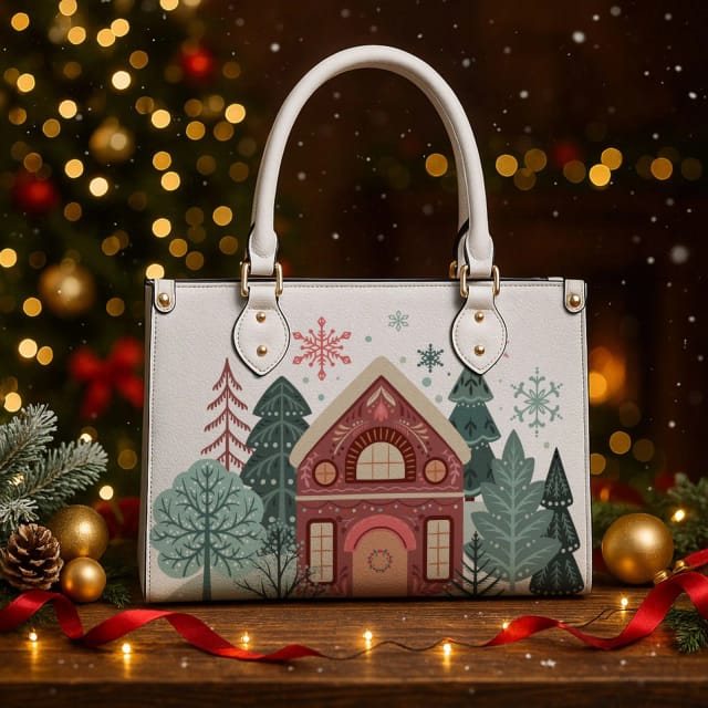 Custom Leather Bag – Personalized Engraved Leather Tote/Handbag, Custom Name or Initials, Premium PU/Leather Purse for Women, Gift for Birthday & Anniversary