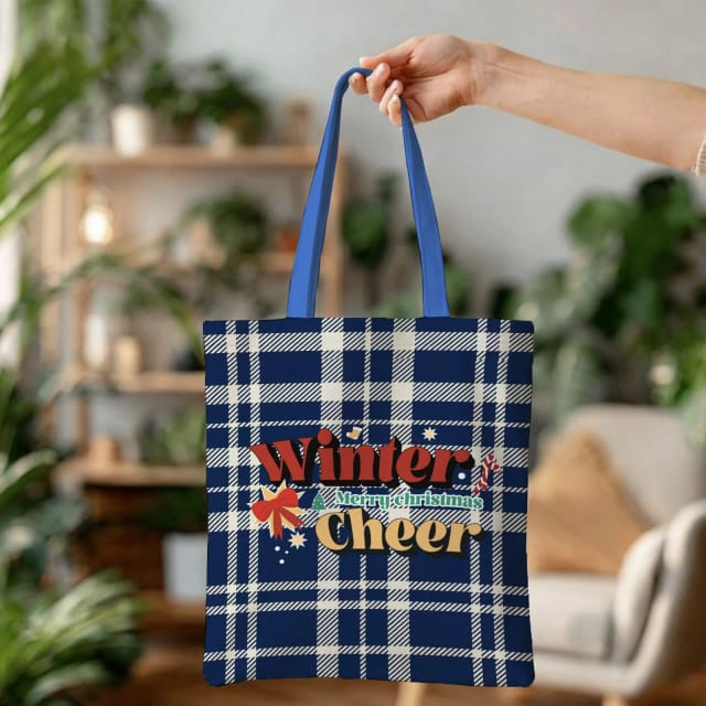 Personalized Canvas Tote Bag – Custom Printed Eco Reusable Bag for Shopping, Books, Work, Everyday Use