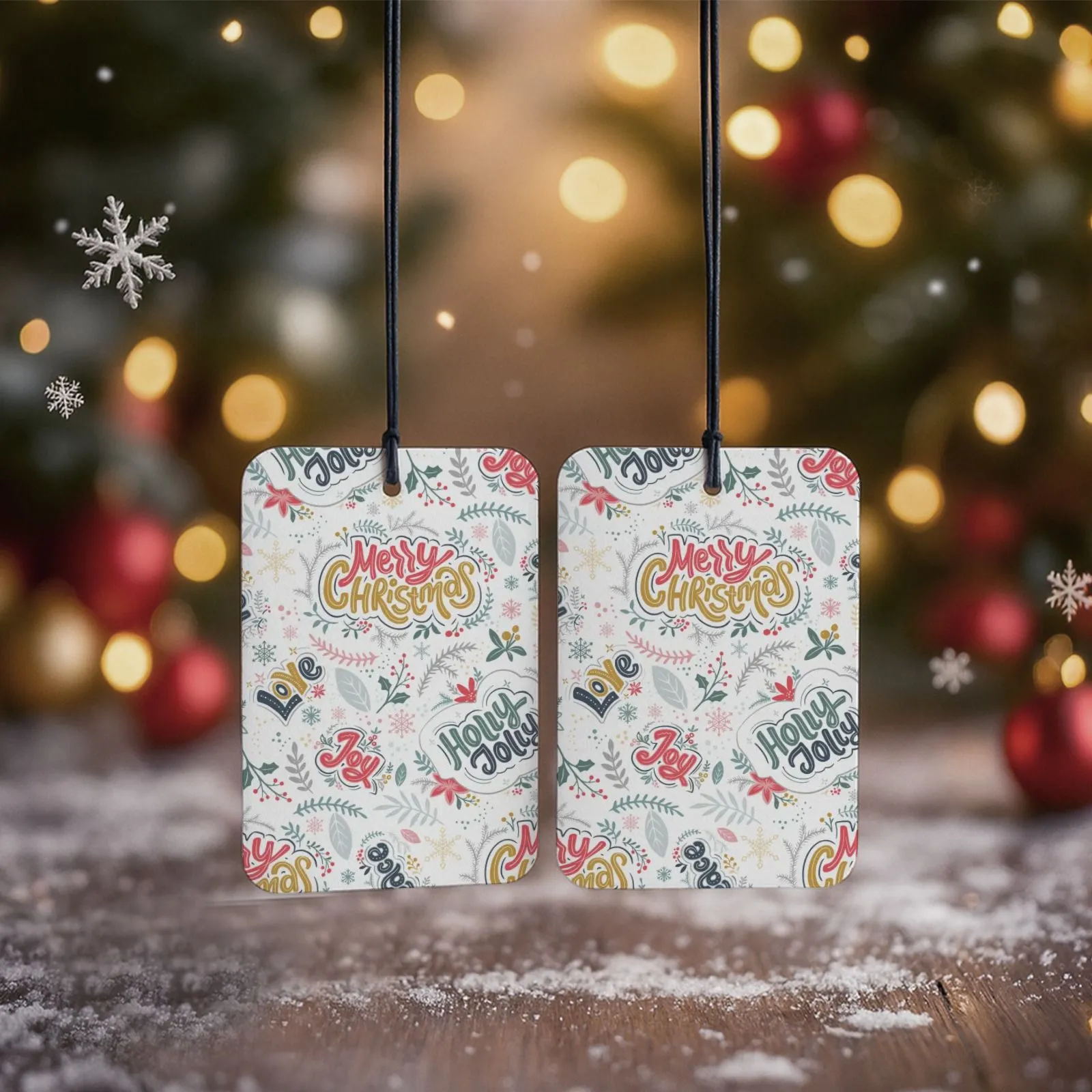 Personalized Air Freshener – Long-lasting Car & Room Scent | Full-Color Printing | 20+ Fragrance Options