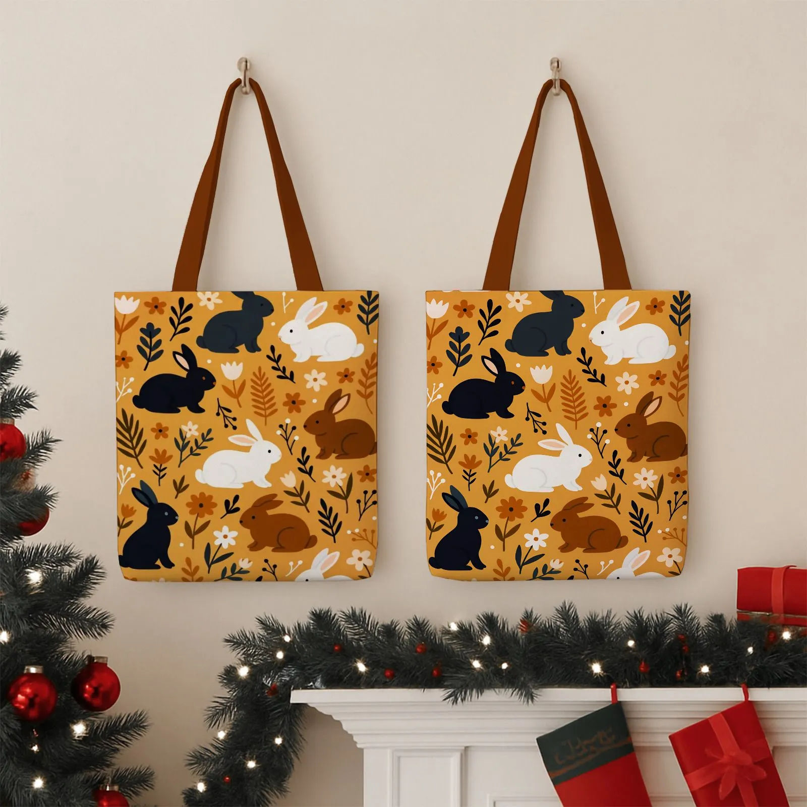 Personalized Canvas Tote Bag – Custom Printed Eco Reusable Bag for Shopping, Books, Work, Everyday Use