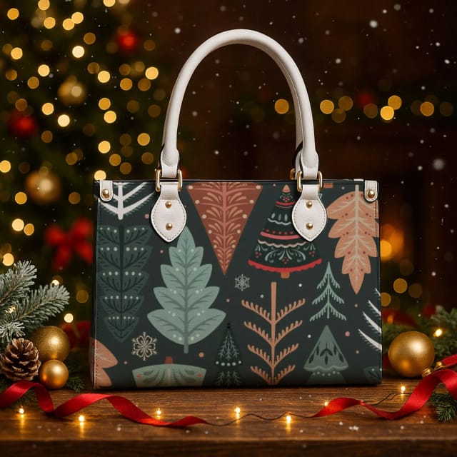 Custom Leather Bag – Personalized Engraved Leather Tote/Handbag, Custom Name or Initials, Premium PU/Leather Purse for Women, Gift for Birthday & Anniversary