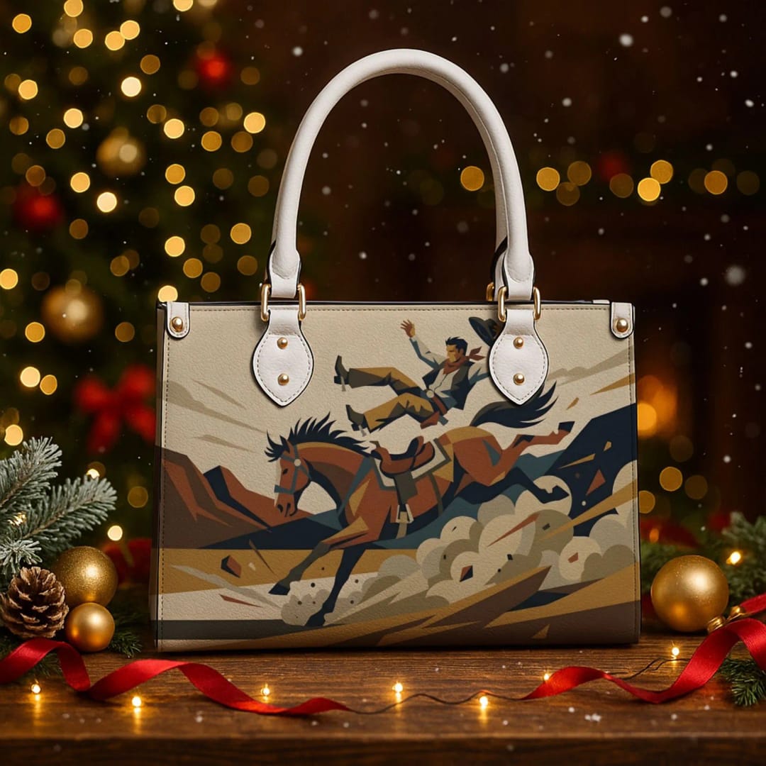 Custom Leather Bag – Personalized Engraved Leather Tote/Handbag, Custom Name or Initials, Premium PU/Leather Purse for Women, Gift for Birthday & Anniversary - 1