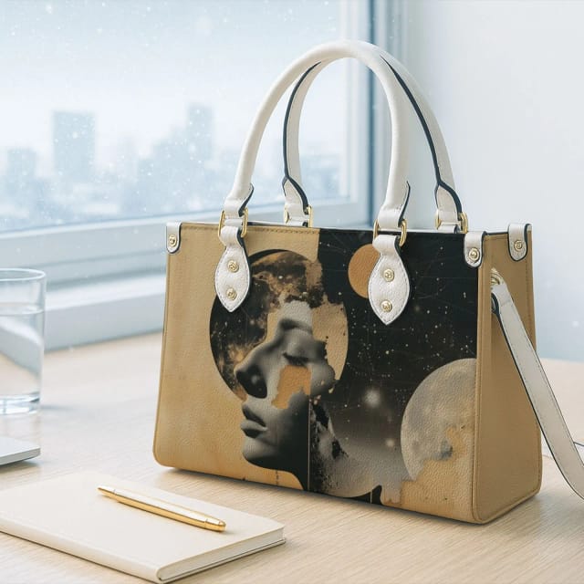 Custom Leather Bag – Personalized Engraved Leather Tote/Handbag, Custom Name or Initials, Premium PU/Leather Purse for Women, Gift for Birthday & Anniversary