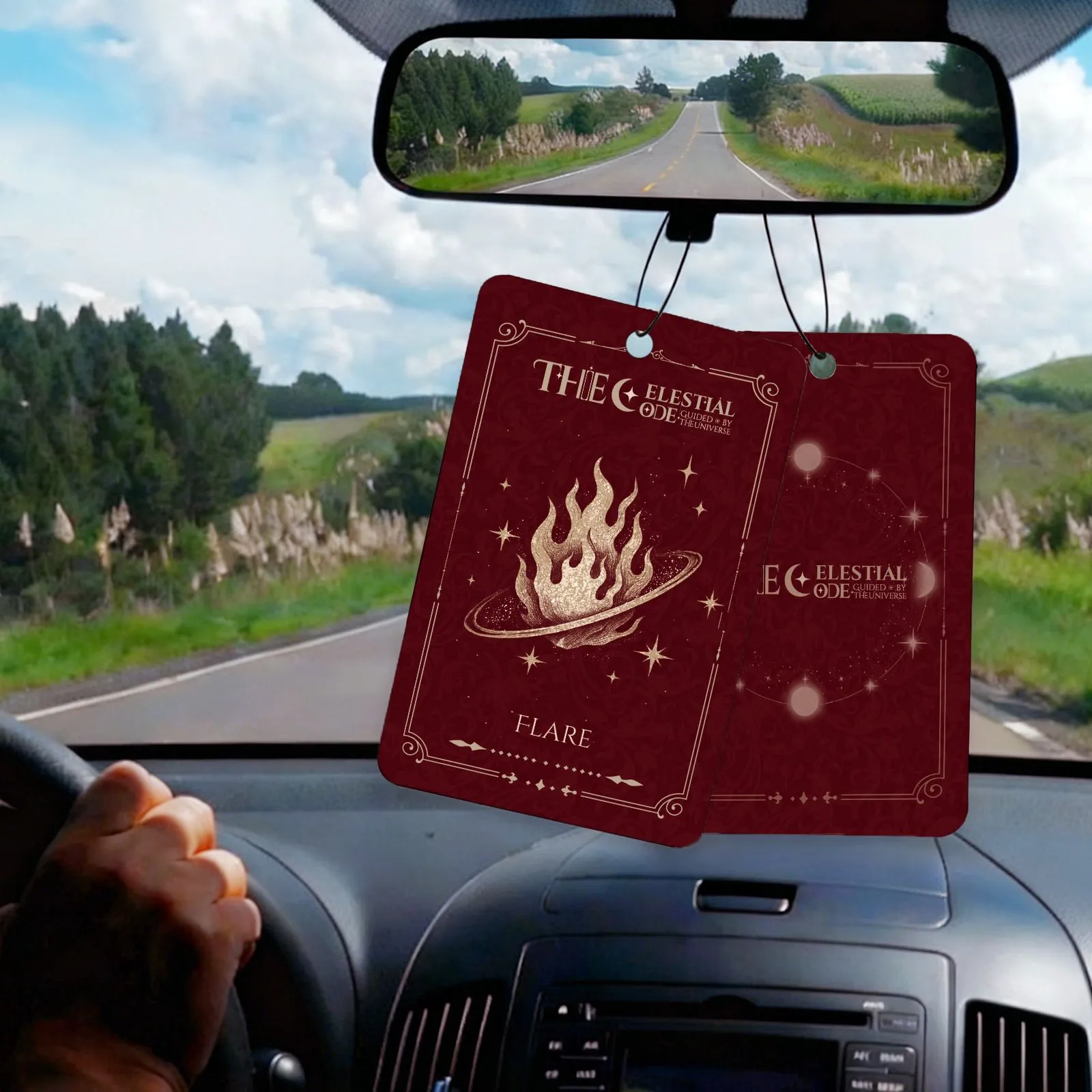 Personalized Air Freshener – Long-lasting Car & Room Scent | Full-Color Printing | 20+ Fragrance Options