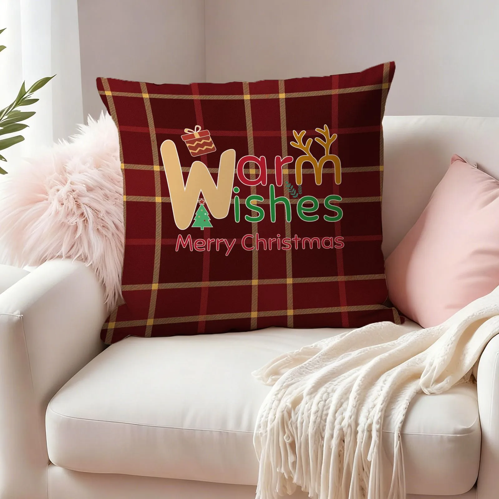 Luxury Double-Sided Satin Pillow – Premium Filling Included | Personalized