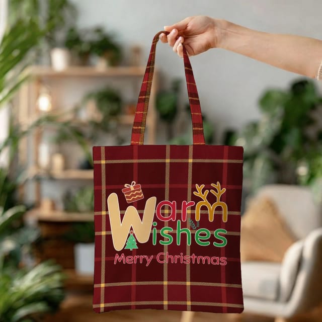 Personalized Canvas Tote Bag – Custom Printed Eco Reusable Bag for Shopping, Books, Work, Everyday Use