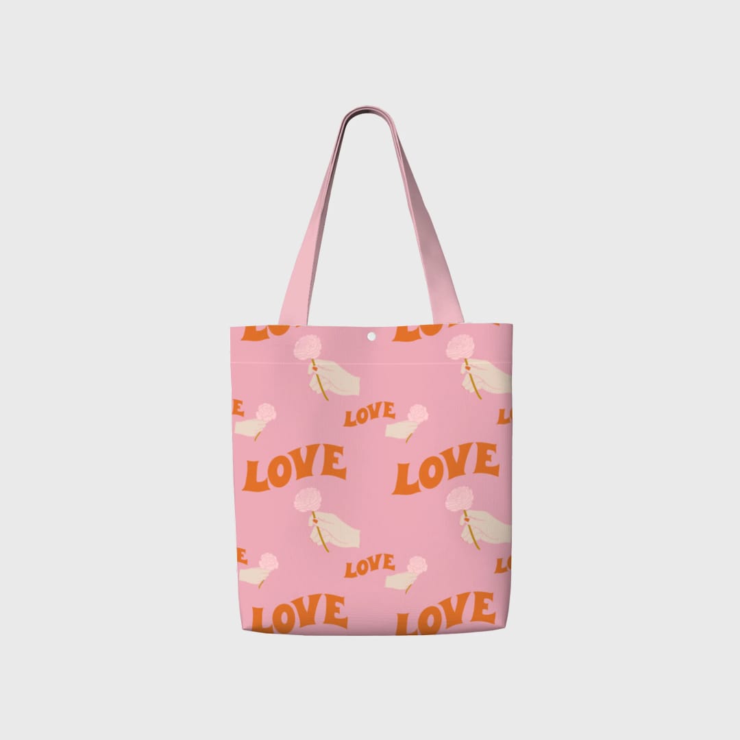 Personalized Canvas Tote Bag – Custom Printed Eco Reusable Bag for Shopping, Books, Work, Everyday Use - 1