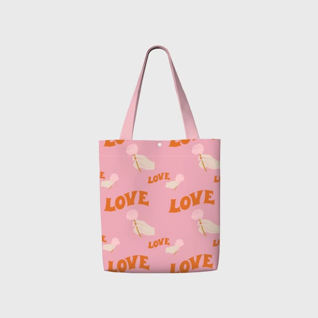 Personalized Canvas Tote Bag – Custom Printed Eco Reusable Bag for Shopping, Books, Work, Everyday Use