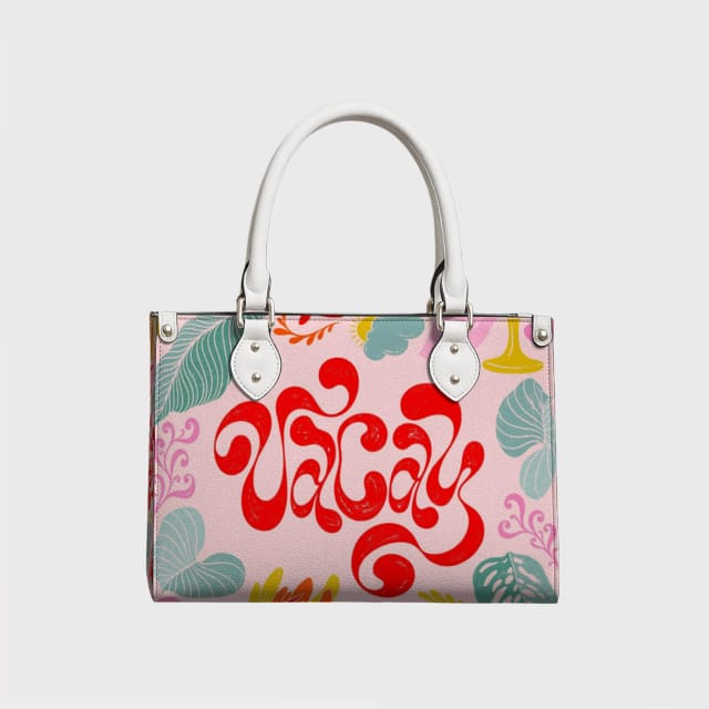 Custom Leather Bag – Personalized Engraved Leather Tote/Handbag, Custom Name or Initials, Premium PU/Leather Purse for Women, Gift for Birthday & Anniversary