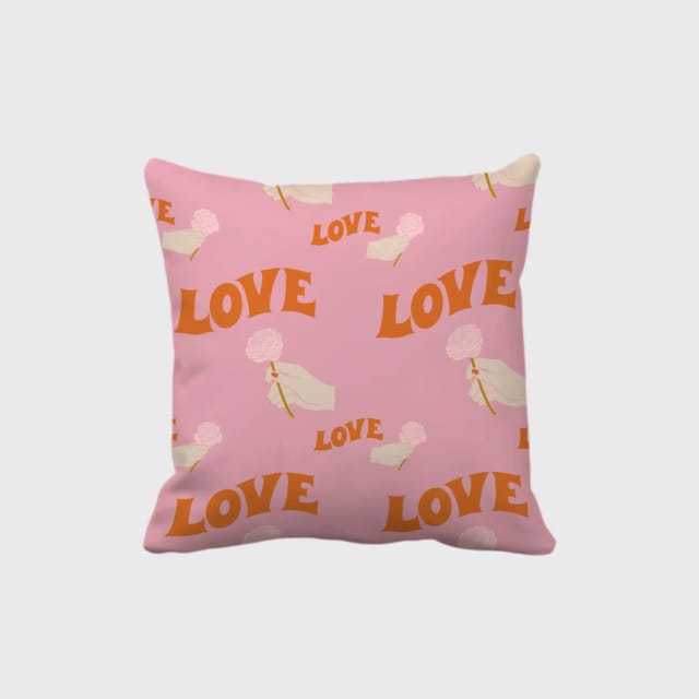 Luxury Double-Sided Satin Pillow – Premium Filling Included | Personalized