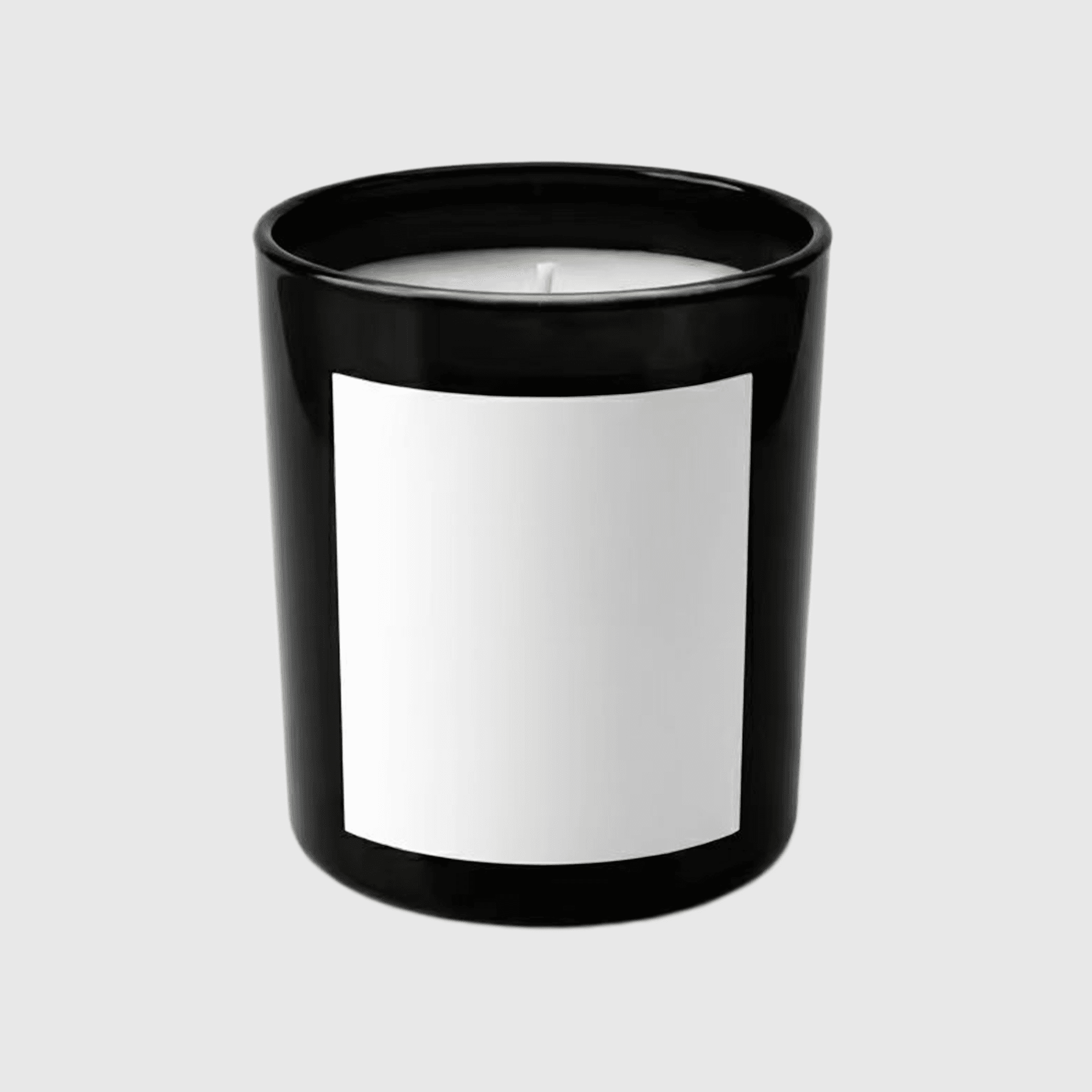 Personalized Hidden-Message Candle / Custom Sticker Candle (2pcs Set) - Image 1