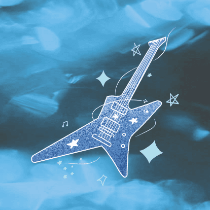 Starry Electric Guitar