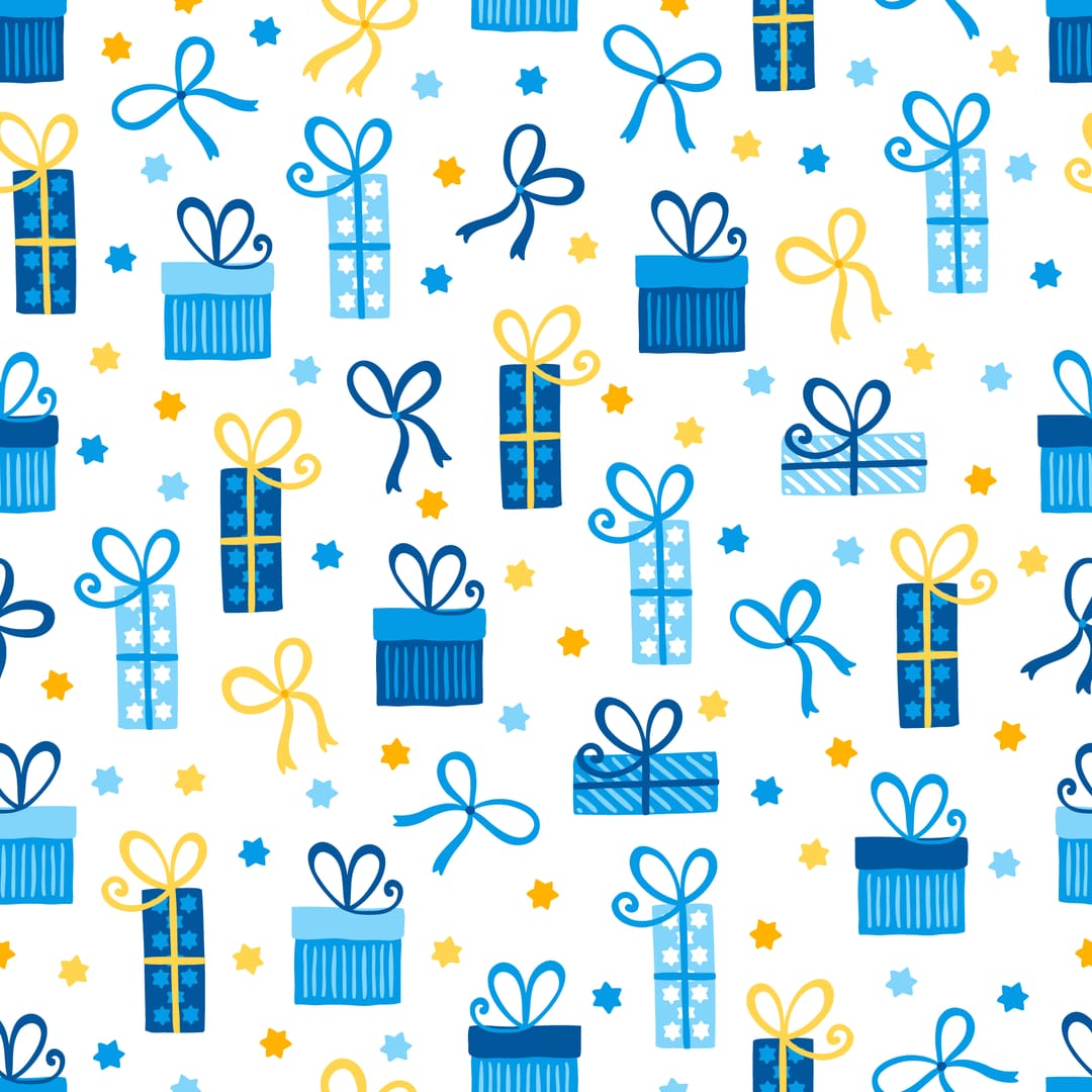 Cheerful Gift Box Pattern
