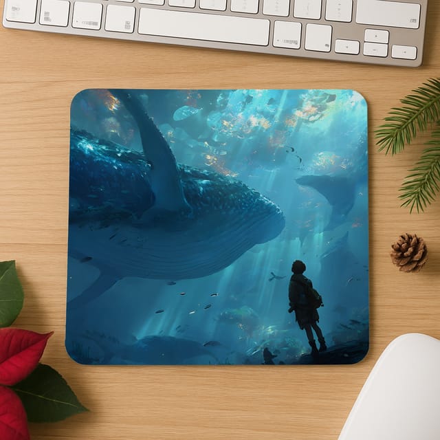 Custom Mouse Pad – Personalized Photo Mousepad with Your Image/Text, Non-Slip Rubber Base, Smooth Surface, Perfect for Office, Home & Gaming