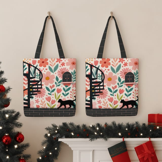 Personalized Canvas Tote Bag – Custom Printed Eco Reusable Bag for Shopping, Books, Work, Everyday Use