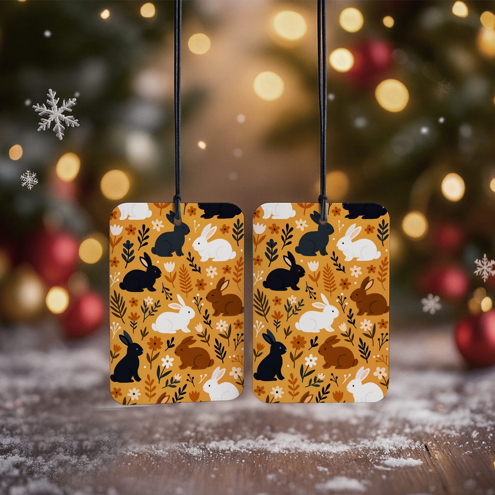 Personalized Air Freshener – Long-lasting Car & Room Scent | Full-Color Printing | 20+ Fragrance Options