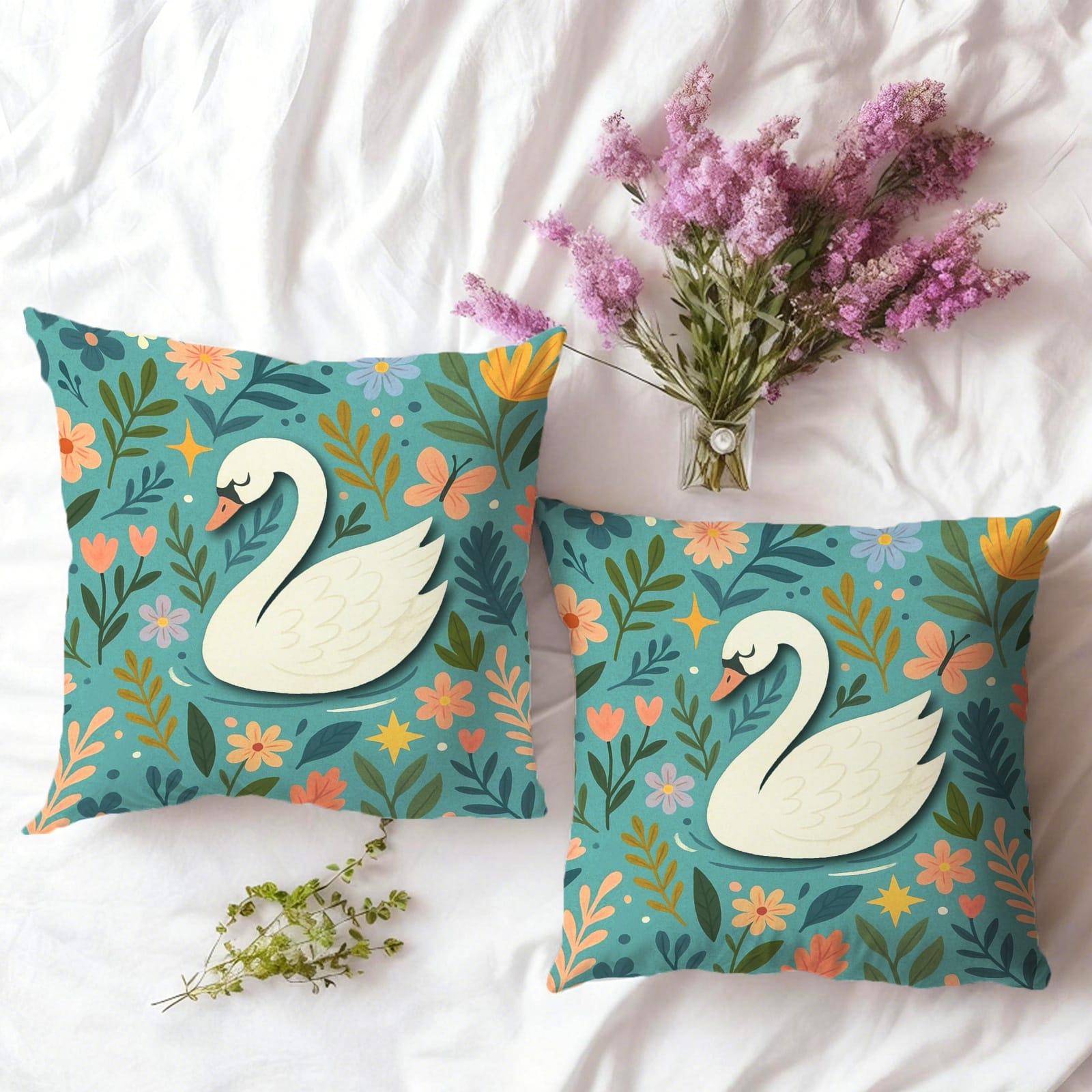 Luxury Double-Sided Satin Pillow – Premium Filling Included | Personalized