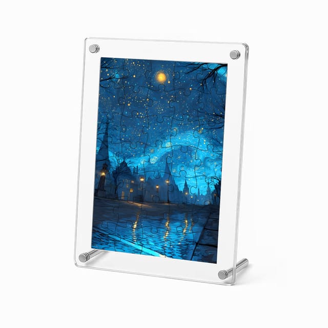 Custom Acrylic Puzzle – Personalized Photo Jigsaw Puzzle, Durable Clear Acrylic Material, Custom Picture Puzzle for Gifts, Home Décor & Keepsakes