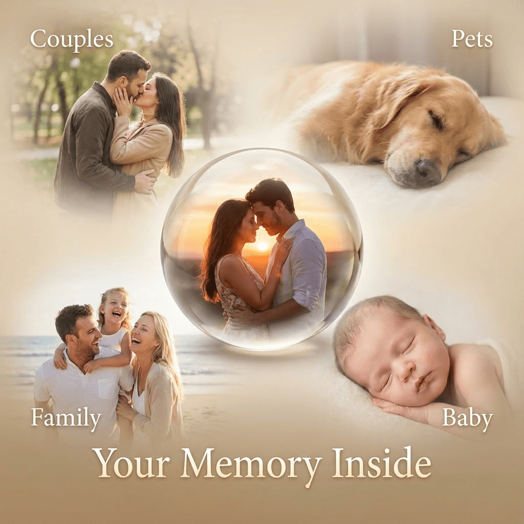 Personalized Video Memory Sphere – Custom Video Crystal Ball Gift - Image 2