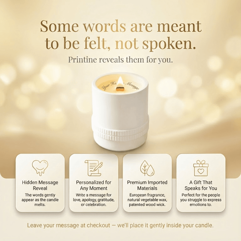 Personalized Hidden-Message Plaster Scented Candle — Custom Secret Text Candle Gift - Image 6