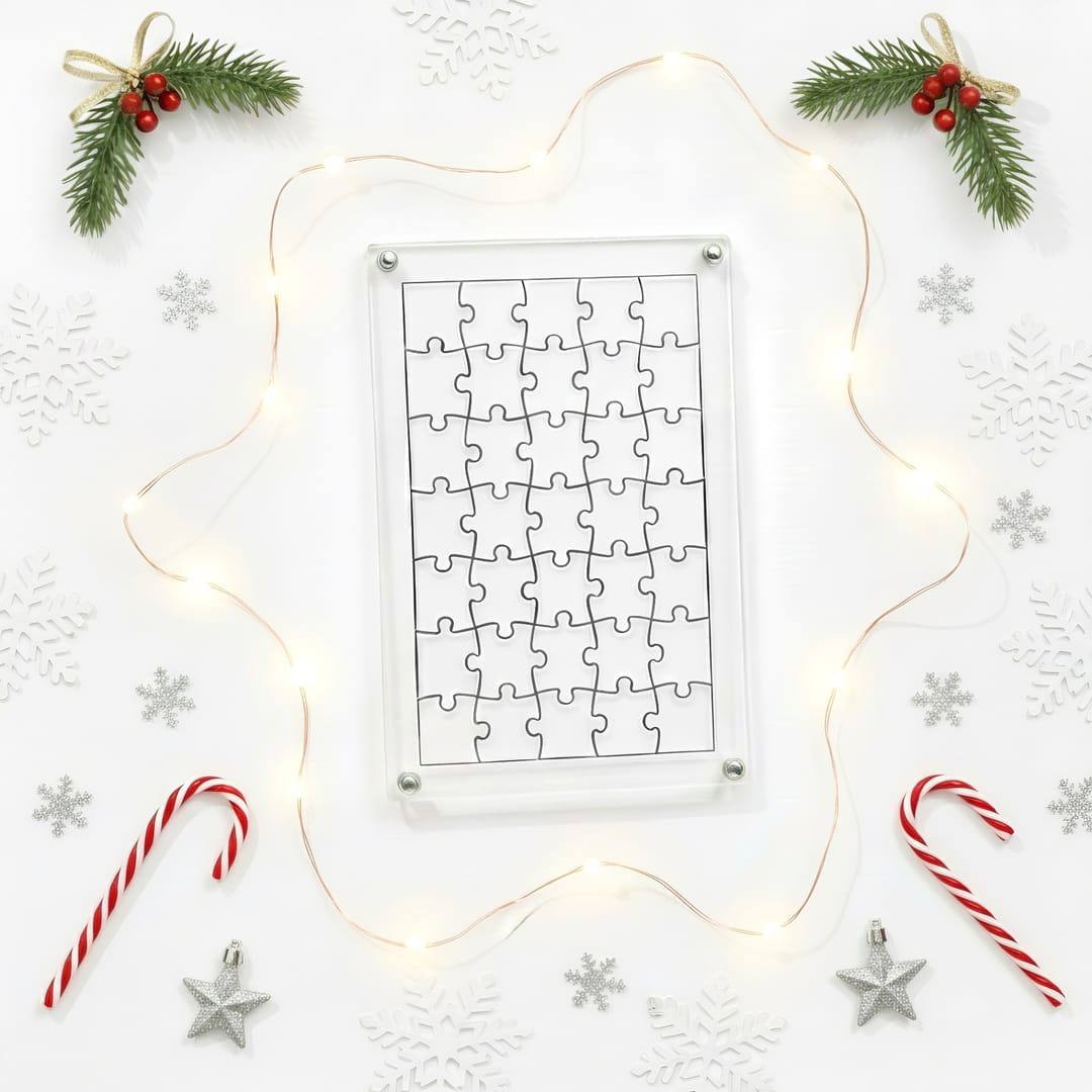 Custom Acrylic Puzzle – Personalized Photo Jigsaw Puzzle, Durable Clear Acrylic Material, Custom Picture Puzzle for Gifts, Home Décor & Keepsakes - 1