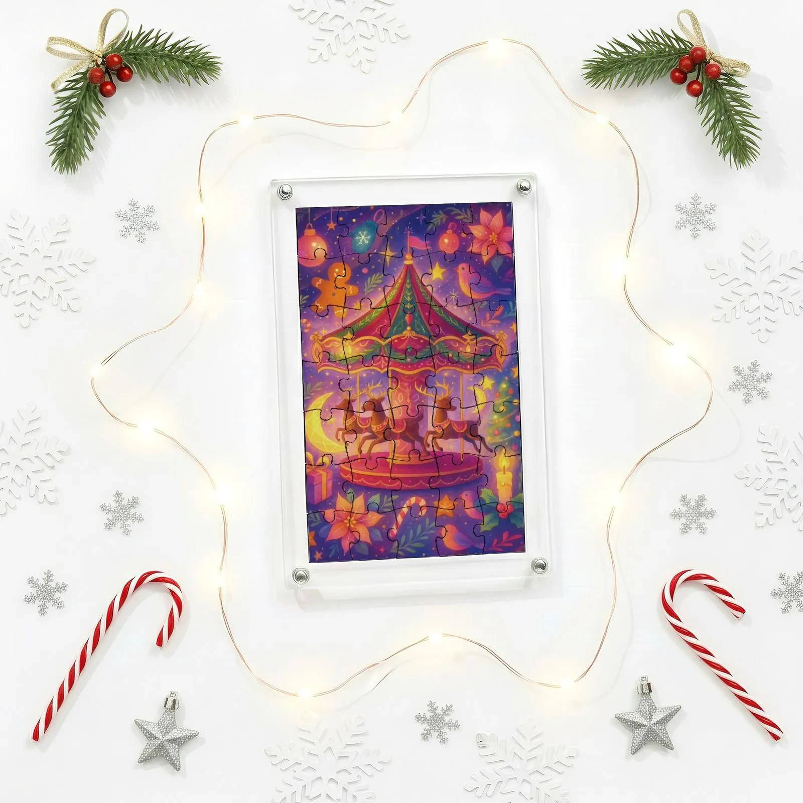 Custom Acrylic Puzzle – Personalized Photo Jigsaw Puzzle, Durable Clear Acrylic Material, Custom Picture Puzzle for Gifts, Home Décor & Keepsakes