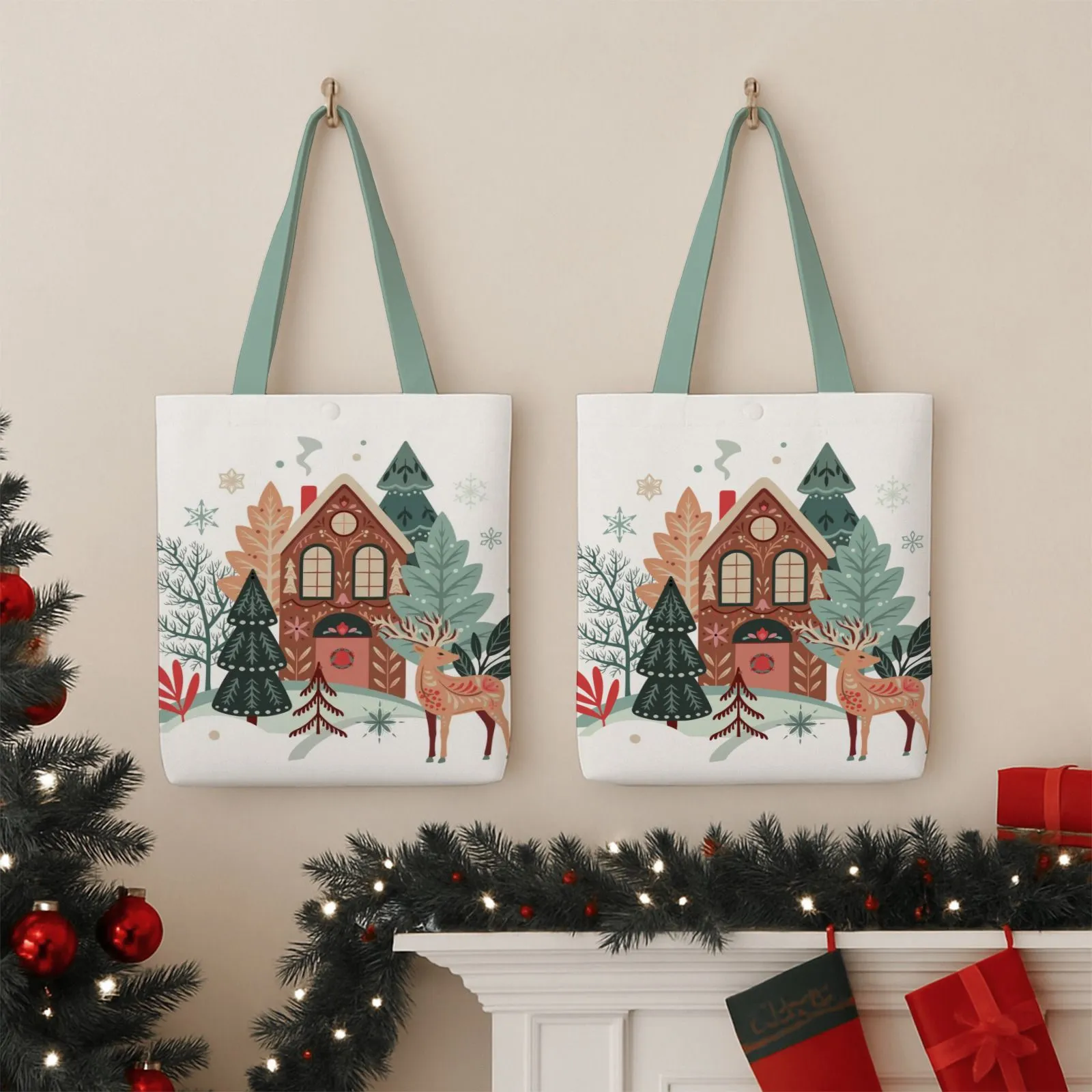 Personalized Canvas Tote Bag – Custom Printed Eco Reusable Bag for Shopping, Books, Work, Everyday Use