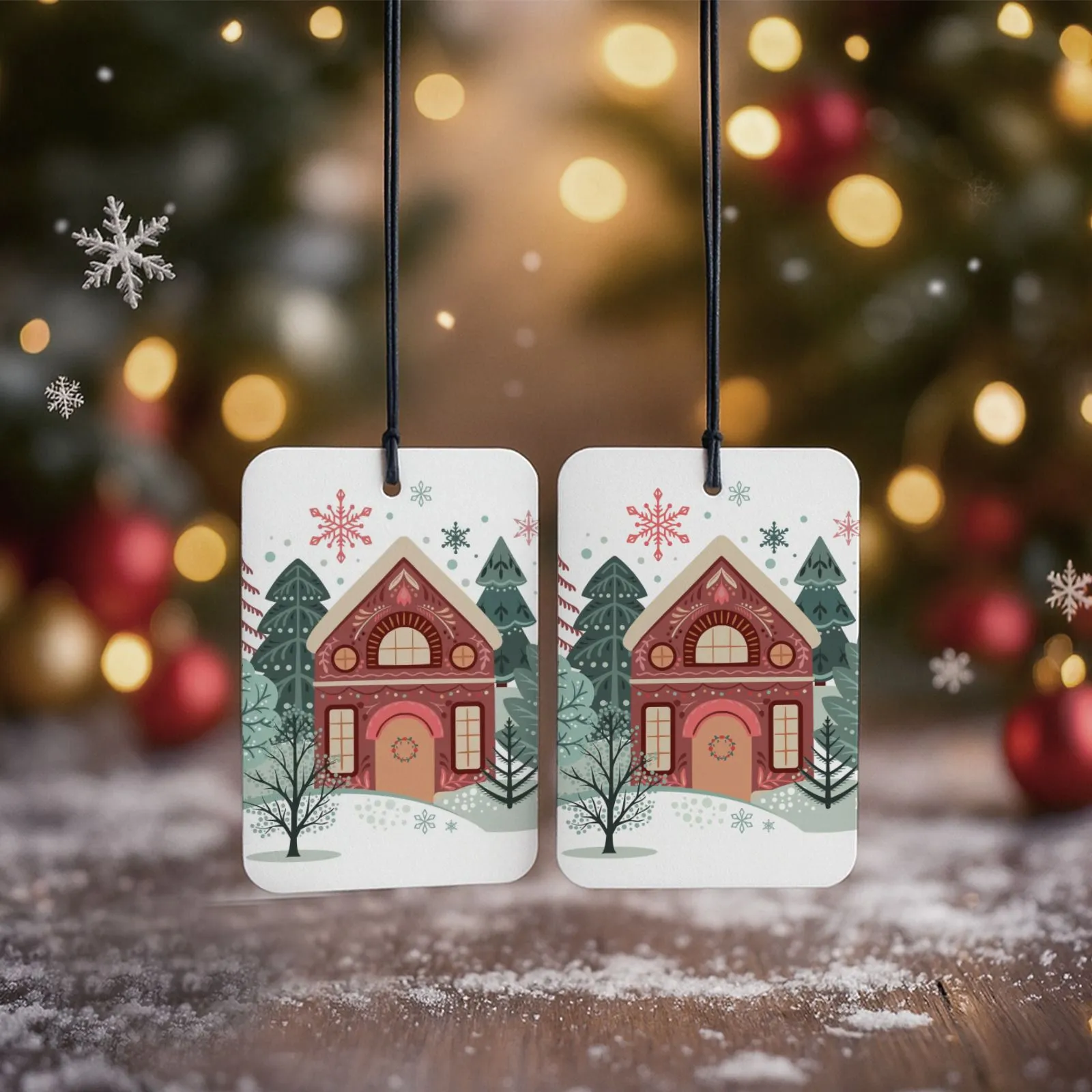 Personalized Air Freshener – Long-lasting Car & Room Scent | Full-Color Printing | 20+ Fragrance Options