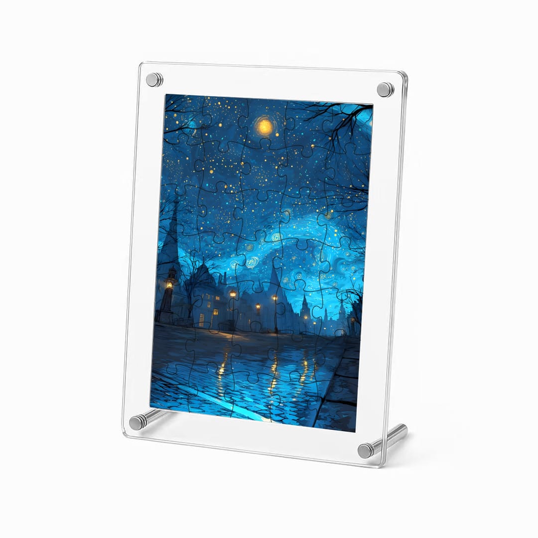 Custom Acrylic Puzzle – Personalized Photo Jigsaw Puzzle, Durable Clear Acrylic Material, Custom Picture Puzzle for Gifts, Home Décor & Keepsakes - 1